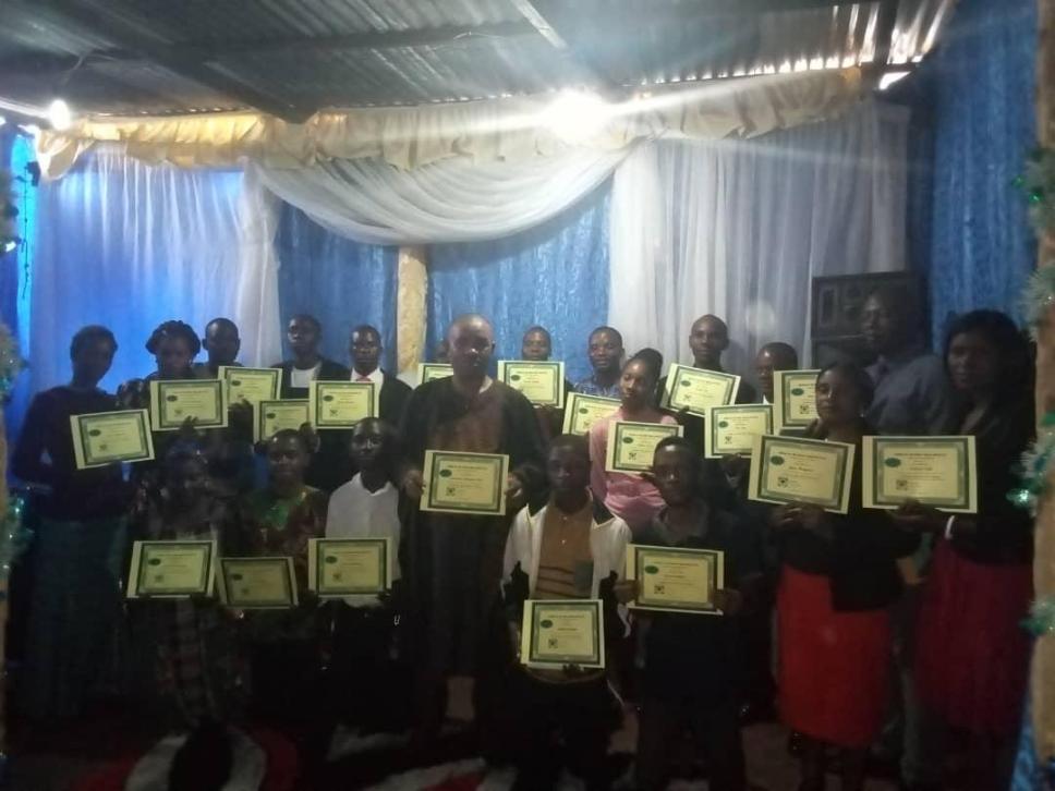 Graduates of The Certificate in Jail and Prison Training  Program -  Lusaka, Zambia 